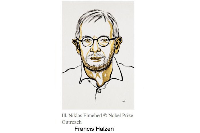 Prémio Nobel de Física de 2026 atribuído a Francis Halzen pelos contributos para a descoberta de neutrinos de alta energia