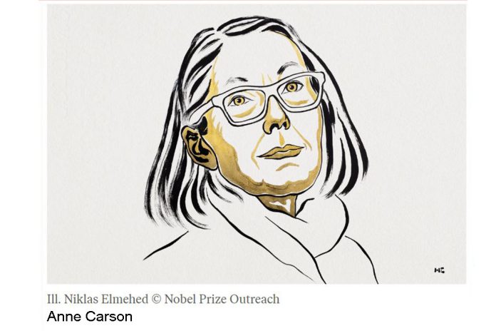 Prémio Nobel de Literatura de 2026 foi concedido à escritora do Canadá Anne Carson