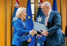 UE e Austrália concluem Acordo de Comércio Livre e Parceria em Segurança e Defesa UE e Austrália concluem Acordo de Comércio Livre e Parceria em Segurança e Defesa