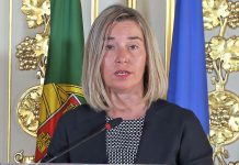 Federica Mogherini, Alta Representante para os Negócios Estrangeiros e Política de Segurança da União Europeia, e Vice-Presidente da Comissão Europeia