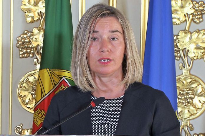 Federica Mogherini, Alta Representante para os Negócios Estrangeiros e Política de Segurança da União Europeia, e Vice-Presidente da Comissão Europeia